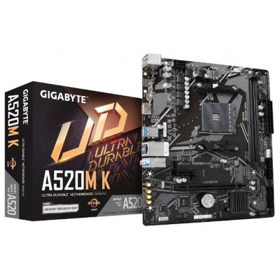 Gigabyte Placa Base A520M K V2 mATX AM4